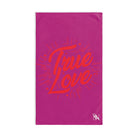 Truest Red Love Fuscia | Funny Gifts for Men - Gifts for Him - Birthday Gifts for Men, Him, Husband, Boyfriend, New Couple Gifts, Fathers & Valentines Day Gifts, Hand Towels NECTAR NAPKINS