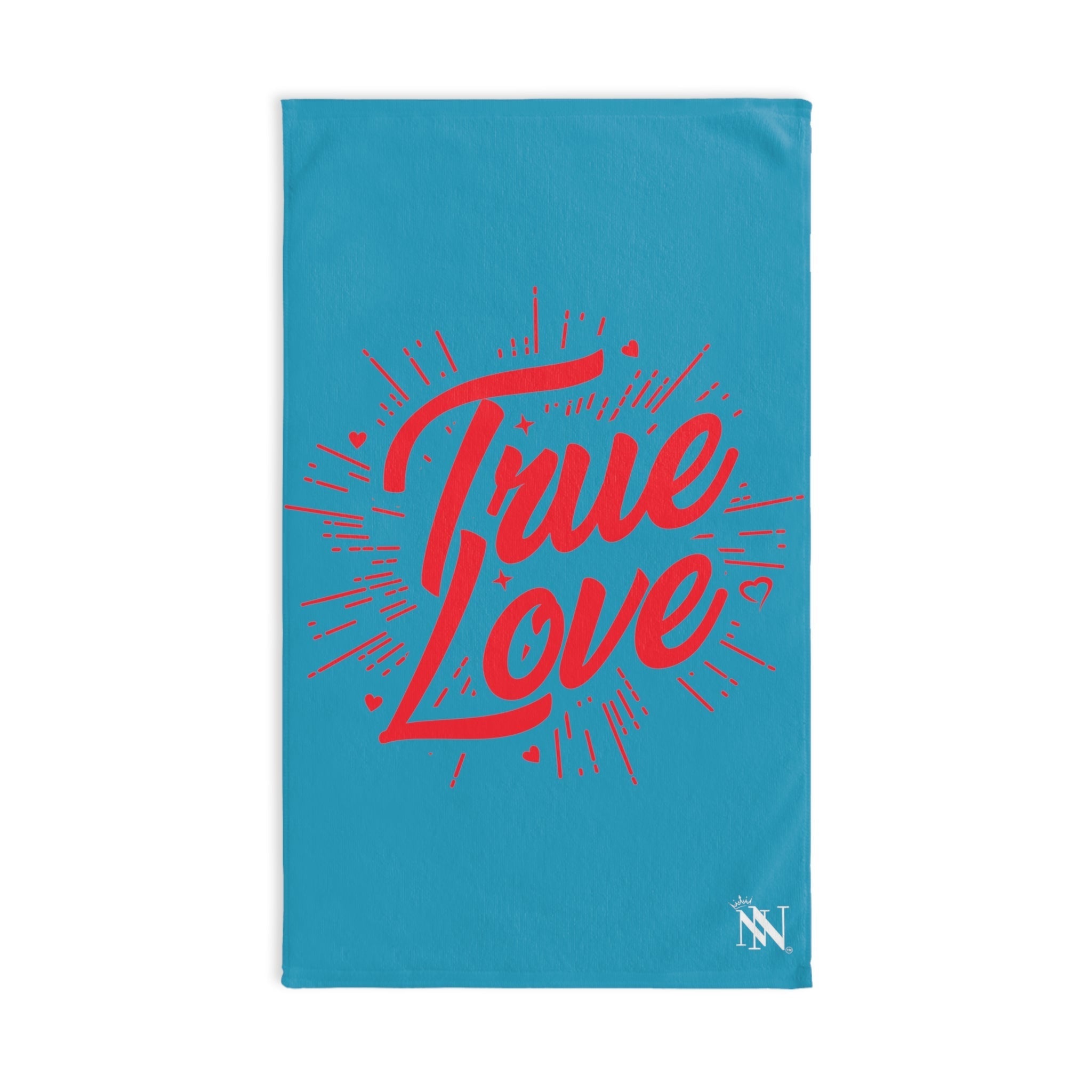 Truest Red Love Teal | Novelty Gifts for Boyfriend, Funny Towel Romantic Gift for Wedding Couple Fiance First Year Anniversary Valentines, Party Gag Gifts, Joke Humor Cloth for Husband Men BF NECTAR NAPKINS