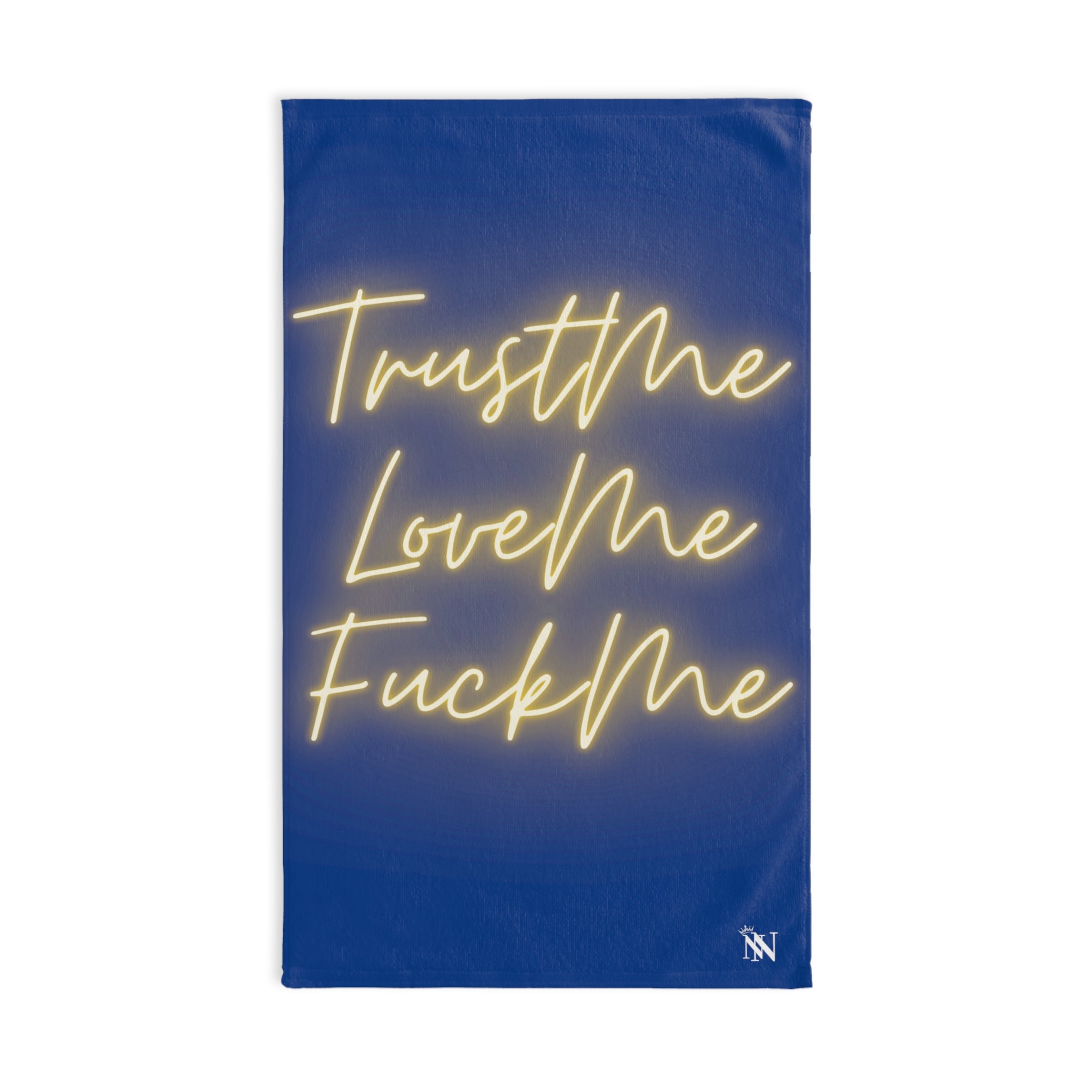 Trust Love F*ck Me Blue | Gifts for Boyfriend, Funny Towel Romantic Gift for Wedding Couple Fiance First Year Anniversary Valentines, Party Gag Gifts, Joke Humor Cloth for Husband Men BF NECTAR NAPKINS