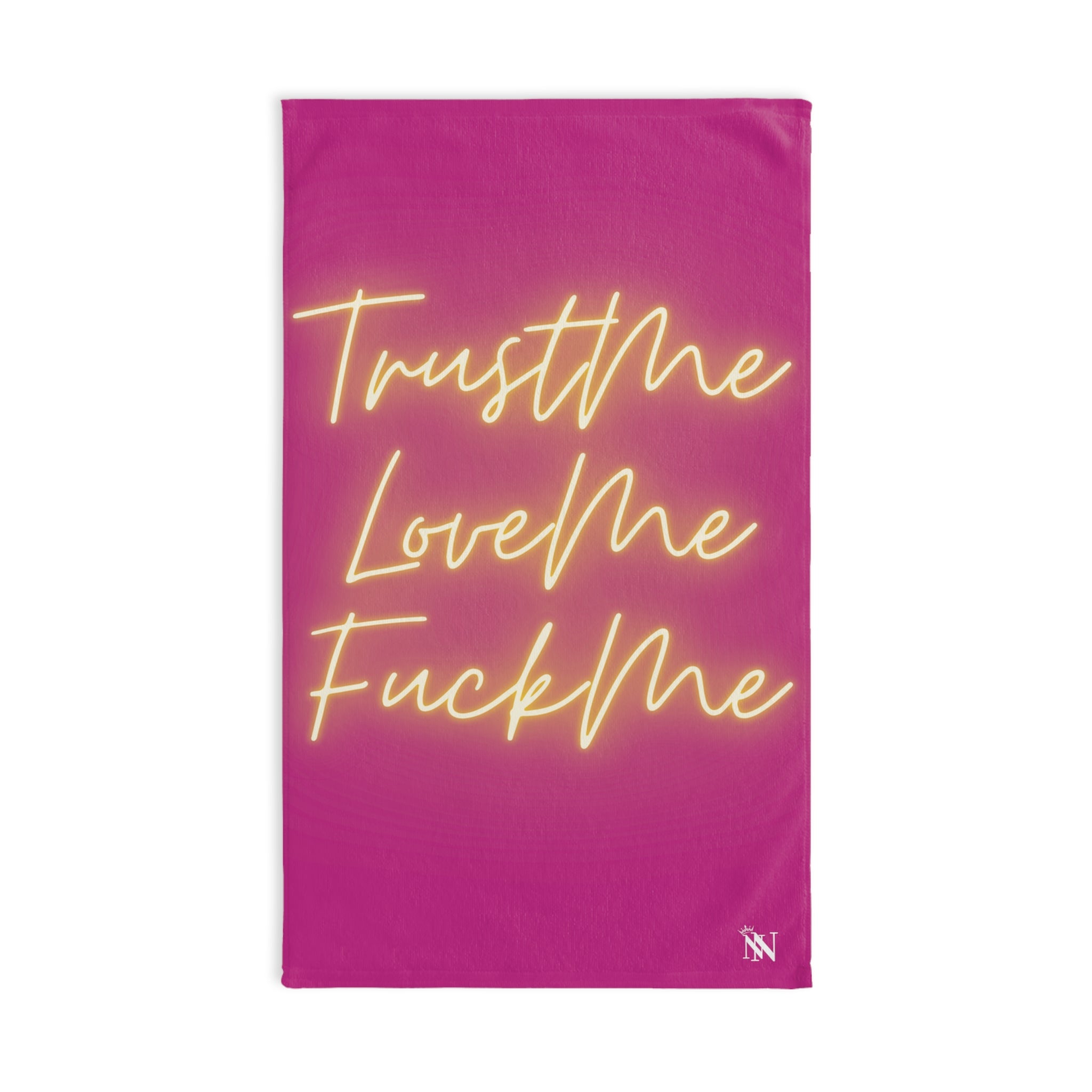 Trust Love F*ck Me Fuscia | Funny Gifts for Men - Gifts for Him - Birthday Gifts for Men, Him, Husband, Boyfriend, New Couple Gifts, Fathers & Valentines Day Gifts, Hand Towels NECTAR NAPKINS