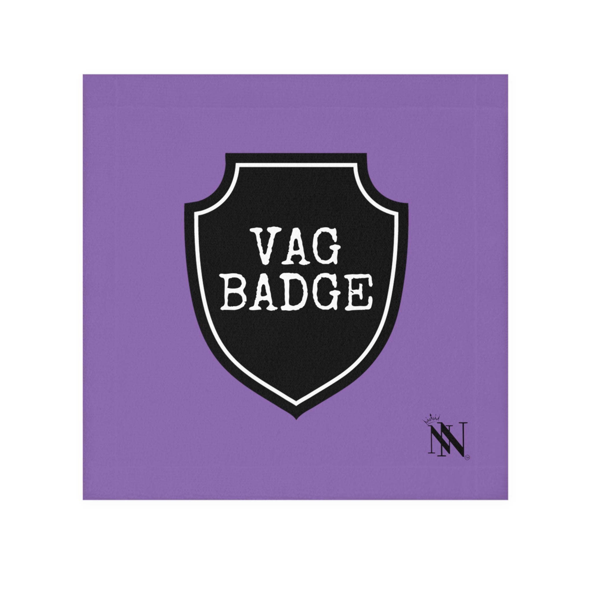 Vag Badge | Novelty Gifts for Boyfriend, Funny Towel Romantic Gift for Wedding Couple Fiance First Year Anniversary Valentines, Party Gag Gifts, Joke Humor Cloth NECTAR NAPKINS