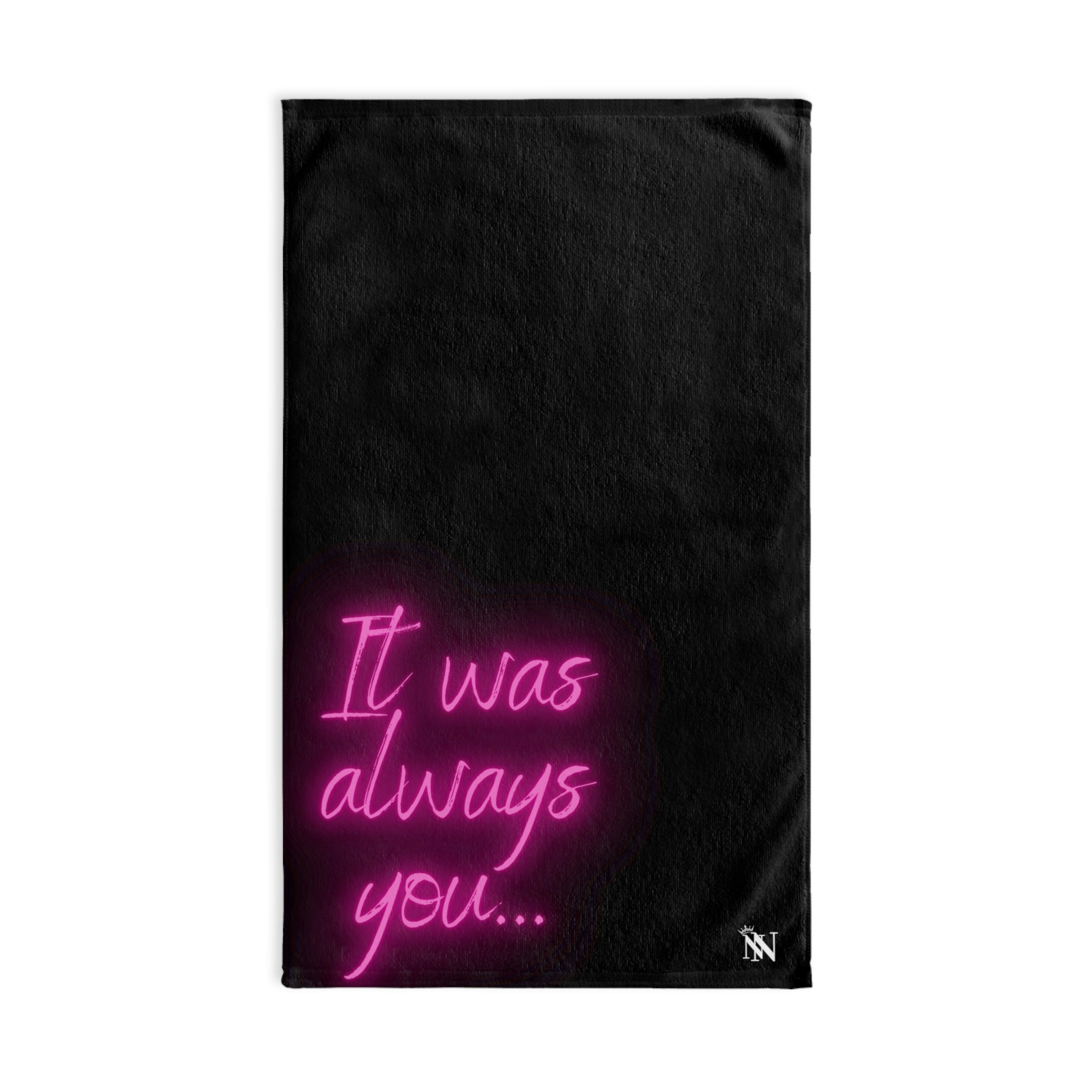Was Always You Black | Sexy Gifts for Boyfriend, Funny Towel Romantic Gift for Wedding Couple Fiance First Year 2nd Anniversary Valentines, Party Gag Gifts, Joke Humor Cloth for Husband Men BF NECTAR NAPKINS
