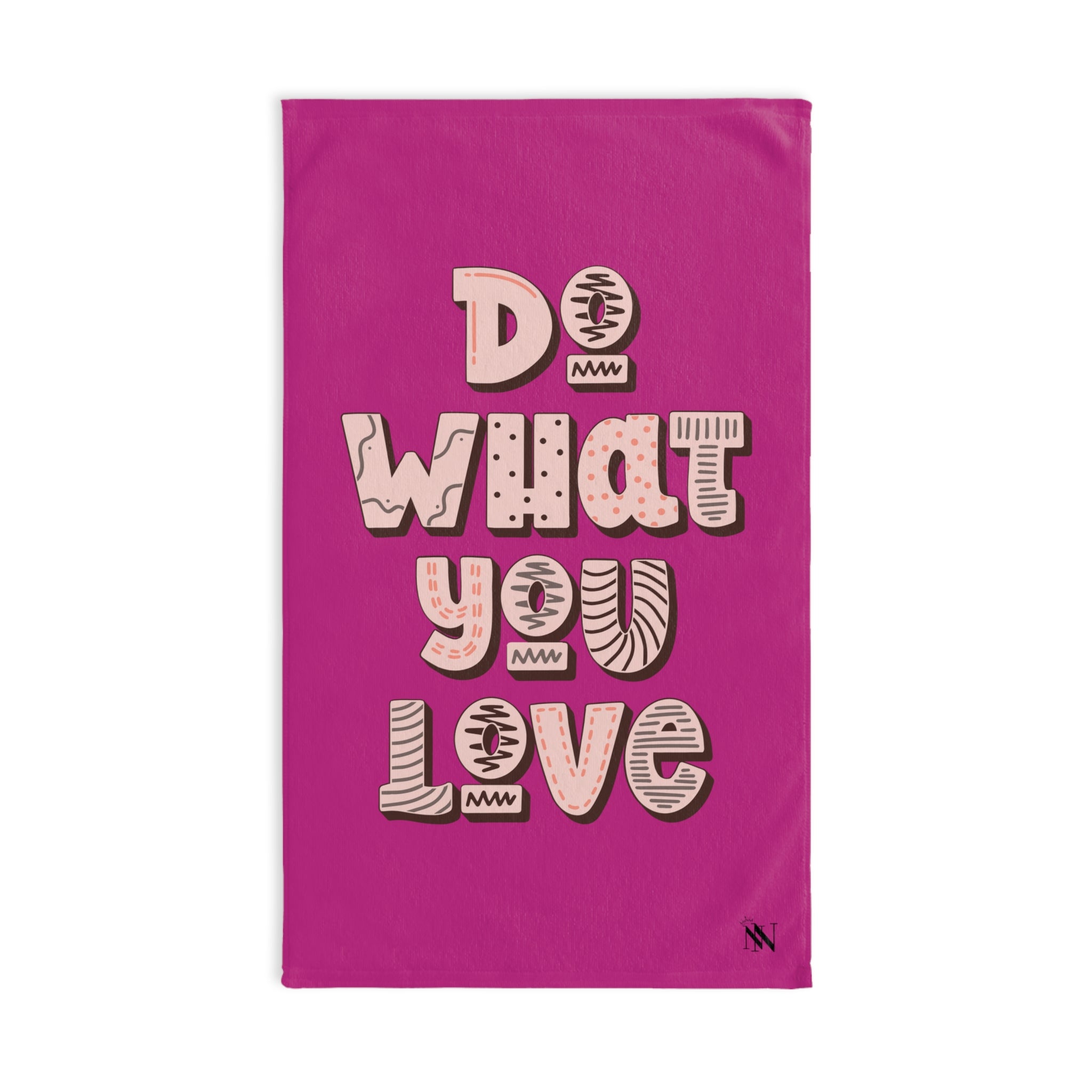 What DO Love You Fuscia | Funny Gifts for Men - Gifts for Him - Birthday Gifts for Men, Him, Husband, Boyfriend, New Couple Gifts, Fathers & Valentines Day Gifts, Hand Towels NECTAR NAPKINS