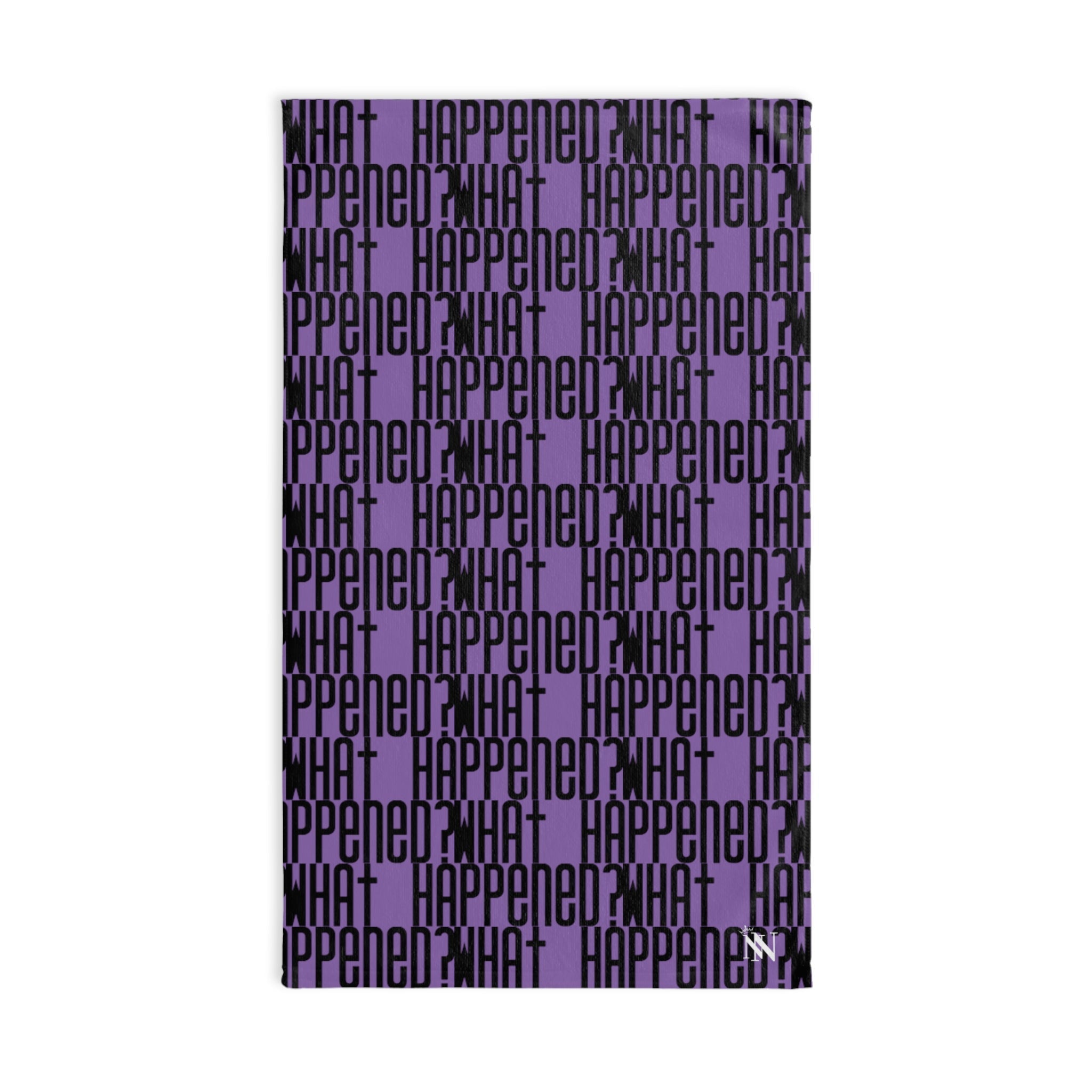 What Happen Pattern Lavendar | Funny Gifts for Men - Gifts for Him - Birthday Gifts for Men, Him, Husband, Boyfriend, New Couple Gifts, Fathers & Valentines Day Gifts, Hand Towels NECTAR NAPKINS