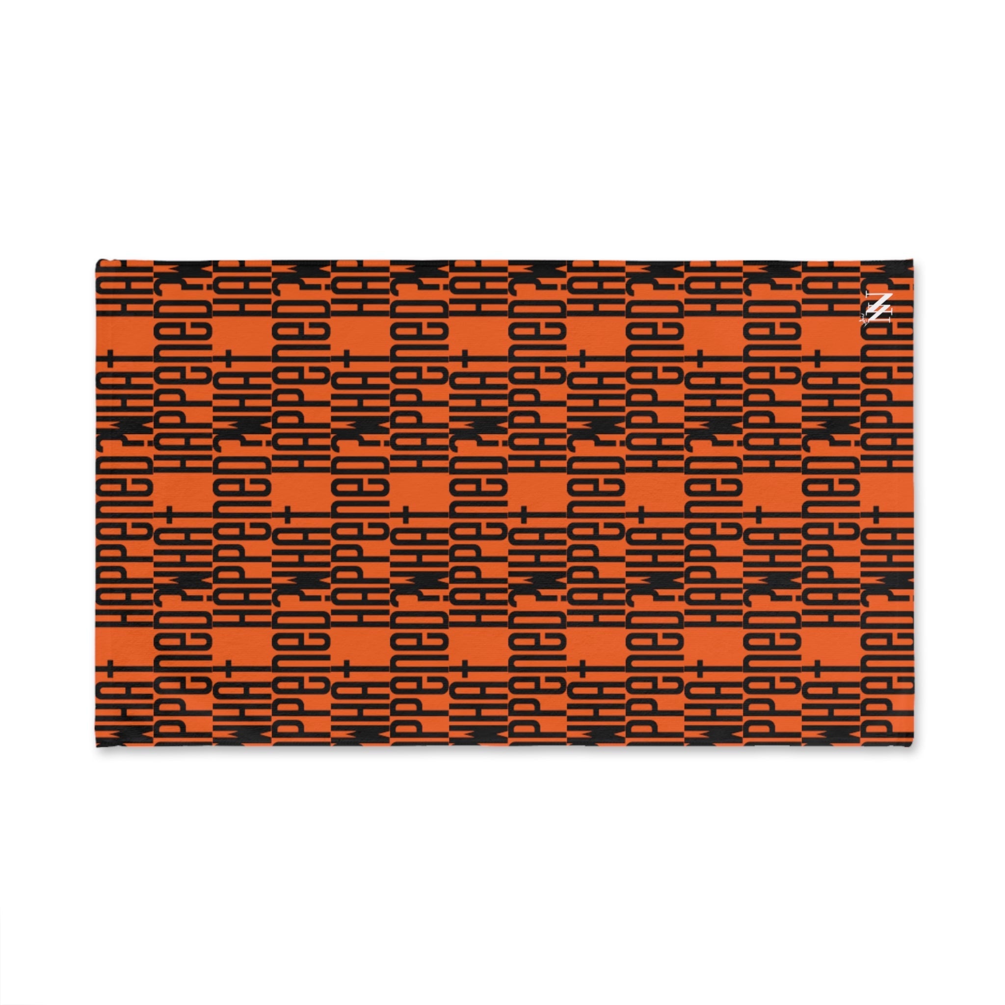 What Happen Pattern Orange | Funny Gifts for Men - Gifts for Him - Birthday Gifts for Men, Him, Husband, Boyfriend, New Couple Gifts, Fathers & Valentines Day Gifts, Hand Towels NECTAR NAPKINS