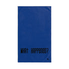 What Happened Blue | Gifts for Boyfriend, Funny Towel Romantic Gift for Wedding Couple Fiance First Year Anniversary Valentines, Party Gag Gifts, Joke Humor Cloth for Husband Men BF NECTAR NAPKINS
