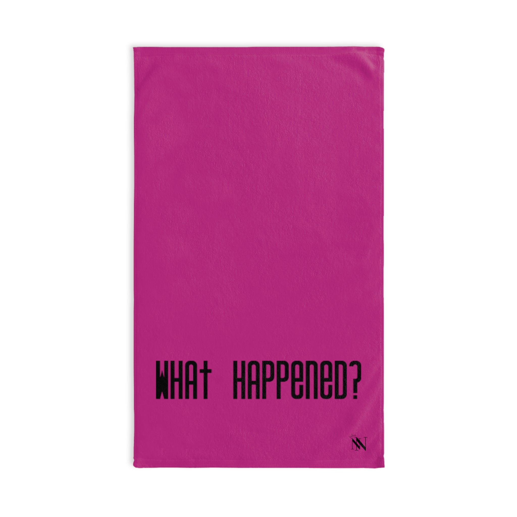 What Happened Fuscia | Funny Gifts for Men - Gifts for Him - Birthday Gifts for Men, Him, Husband, Boyfriend, New Couple Gifts, Fathers & Valentines Day Gifts, Hand Towels NECTAR NAPKINS