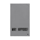 What Happened Grey | Anniversary Wedding, Christmas, Valentines Day, Birthday Gifts for Him, Her, Romantic Gifts for Wife, Girlfriend, Couples Gifts for Boyfriend, Husband NECTAR NAPKINS