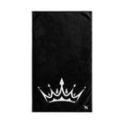 White Crown Black | Sexy Gifts for Boyfriend, Funny Towel Romantic Gift for Wedding Couple Fiance First Year 2nd Anniversary Valentines, Party Gag Gifts, Joke Humor Cloth for Husband Men BF NECTAR NAPKINS