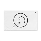 Wink  Emoji BlackWhite | Funny Gifts for Men - Gifts for Him - Birthday Gifts for Men, Him, Her, Husband, Boyfriend, Girlfriend, New Couple Gifts, Fathers & Valentines Day Gifts, Christmas Gifts NECTAR NAPKINS