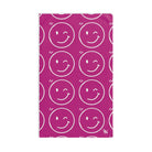 Wink  Pattern White Fuscia | Funny Gifts for Men - Gifts for Him - Birthday Gifts for Men, Him, Husband, Boyfriend, New Couple Gifts, Fathers & Valentines Day Gifts, Hand Towels NECTAR NAPKINS