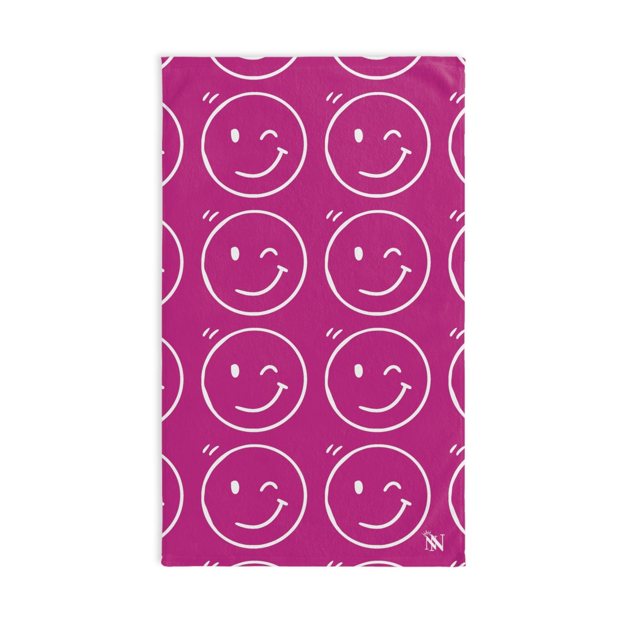 Wink  Pattern White Fuscia | Funny Gifts for Men - Gifts for Him - Birthday Gifts for Men, Him, Husband, Boyfriend, New Couple Gifts, Fathers & Valentines Day Gifts, Hand Towels NECTAR NAPKINS