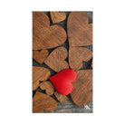 Wood Shape Heart White | Funny Gifts for Men - Gifts for Him - Birthday Gifts for Men, Him, Her, Husband, Boyfriend, Girlfriend, New Couple Gifts, Fathers & Valentines Day Gifts, Christmas Gifts NECTAR NAPKINS