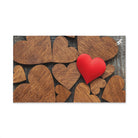 Wood Shape Heart White | Funny Gifts for Men - Gifts for Him - Birthday Gifts for Men, Him, Her, Husband, Boyfriend, Girlfriend, New Couple Gifts, Fathers & Valentines Day Gifts, Christmas Gifts NECTAR NAPKINS