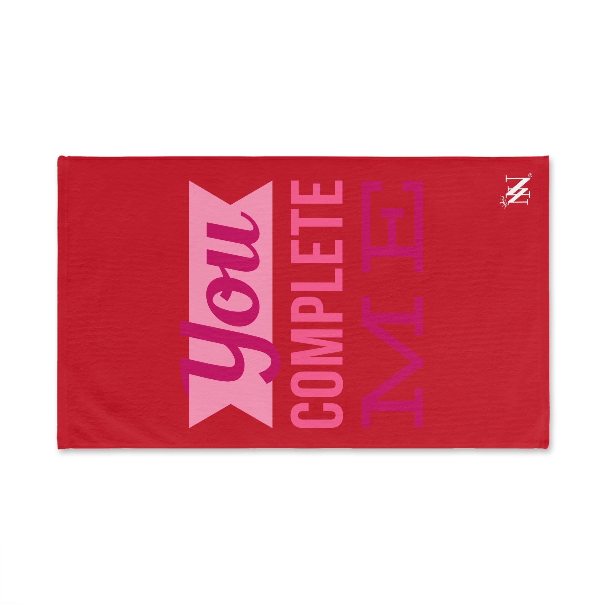 YOU Complete Me| Red Hand Hand Towel y Wedding Gifts Party Bridal Cotton Couples Rag 2nd Anniversary Her Him His Hers Wife Boyfriend Girlfriend Valentine NECTAR NAPKINS