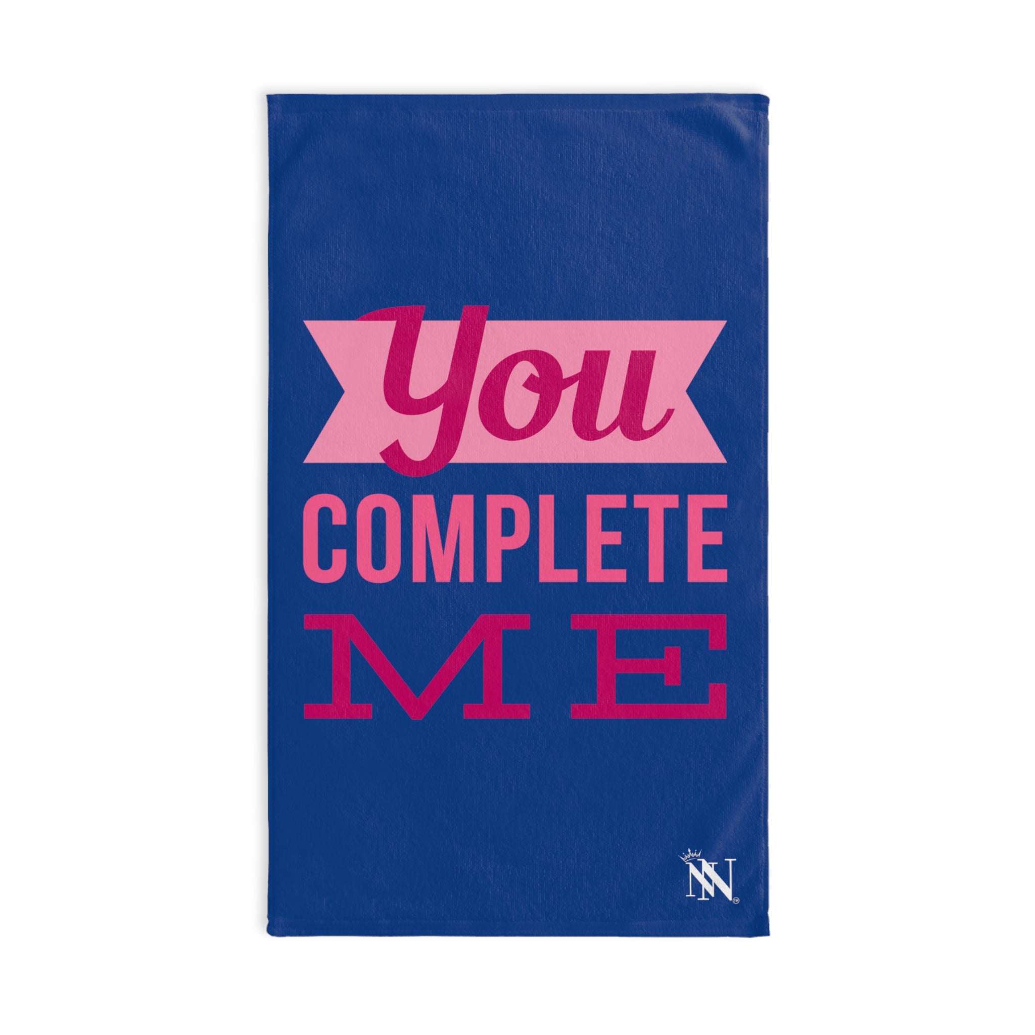 YOU Complete MeBlue | Gifts for Boyfriend, Funny Towel Romantic Gift for Wedding Couple Fiance First Year Anniversary Valentines, Party Gag Gifts, Joke Humor Cloth for Husband Men BF NECTAR NAPKINS