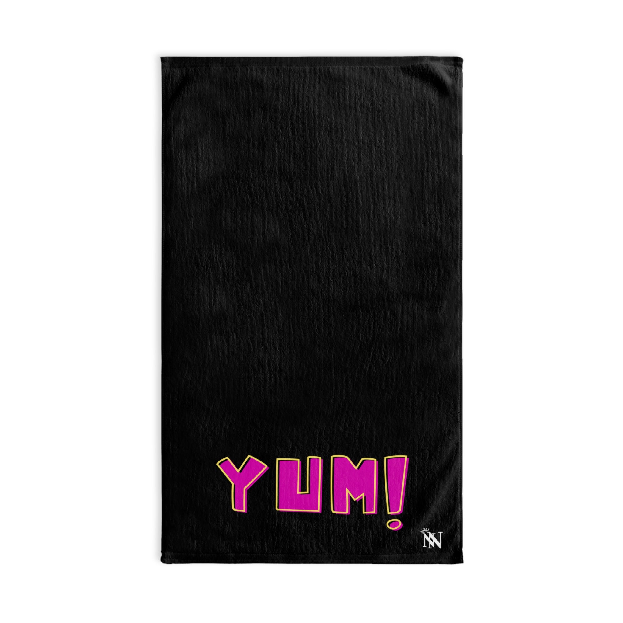 YUM! Black | Sexy Gifts for Boyfriend, Funny Towel Romantic Gift for Wedding Couple Fiance First Year 2nd Anniversary Valentines, Party Gag Gifts, Joke Humor Cloth for Husband Men BF NECTAR NAPKINS