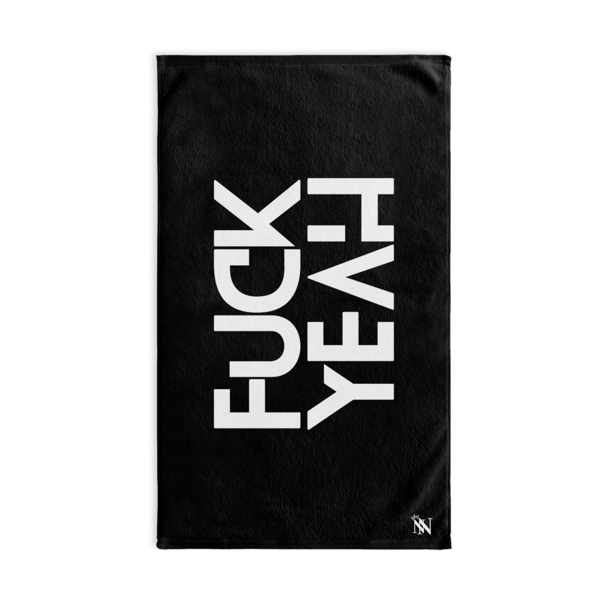 Yeah F*ck YesBlack | Sexy Gifts for Boyfriend, Funny Towel Romantic Gift for Wedding Couple Fiance First Year 2nd Anniversary Valentines, Party Gag Gifts, Joke Humor Cloth for Husband Men BF NECTAR NAPKINS