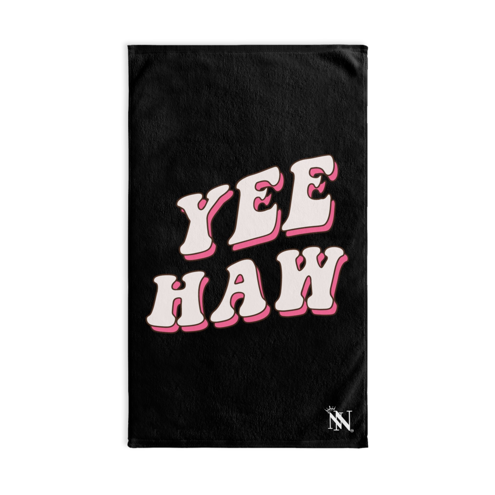 Yee Haw Cowboy Black | Sexy Gifts for Boyfriend, Funny Towel Romantic Gift for Wedding Couple Fiance First Year 2nd Anniversary Valentines, Party Gag Gifts, Joke Humor Cloth for Husband Men BF NECTAR NAPKINS