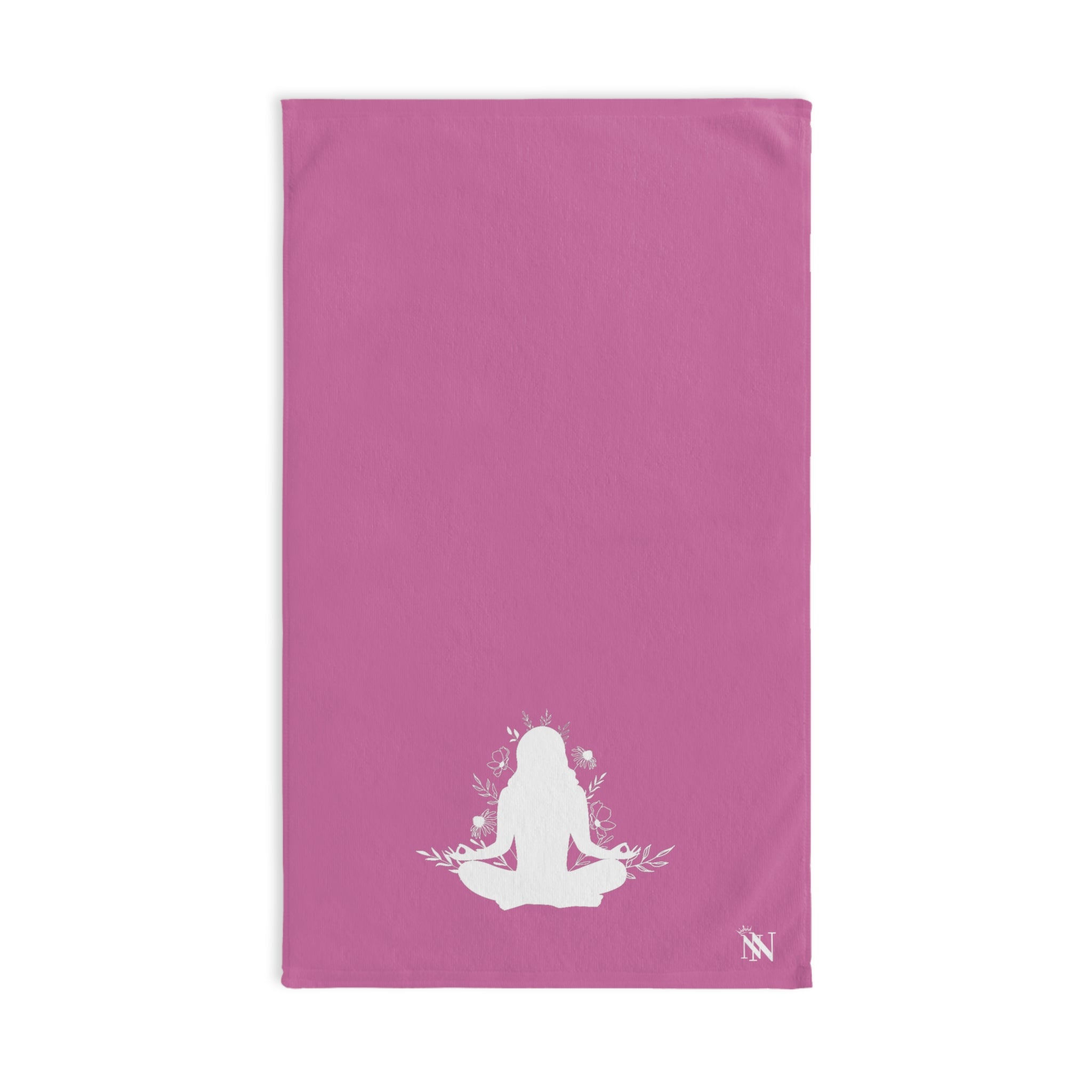 Yoga Seated Med Pink | Novelty Gifts for Boyfriend, Funny Towel Romantic Gift for Wedding Couple Fiance First Year Anniversary Valentines, Party Gag Gifts, Joke Humor Cloth for Husband Men BF NECTAR NAPKINS