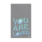 You Are Loved  Grey | Anniversary Wedding, Christmas, Valentines Day, Birthday Gifts for Him, Her, Romantic Gifts for Wife, Girlfriend, Couples Gifts for Boyfriend, Husband NECTAR NAPKINS