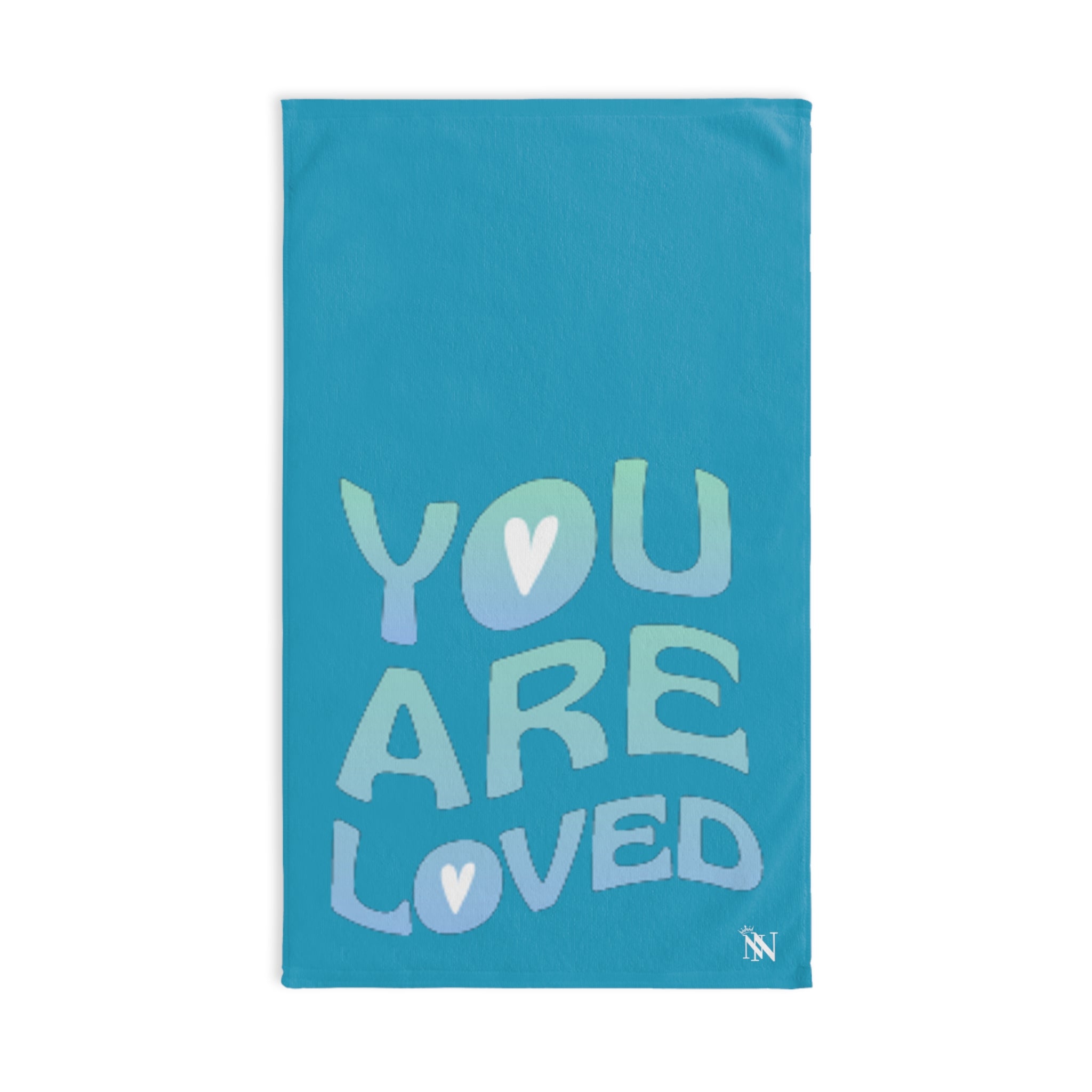 You Are Loved Teal | Novelty Gifts for Boyfriend, Funny Towel Romantic Gift for Wedding Couple Fiance First Year Anniversary Valentines, Party Gag Gifts, Joke Humor Cloth for Husband Men BF NECTAR NAPKINS