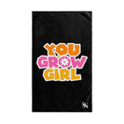 You Grow Girl Black | Sexy Gifts for Boyfriend, Funny Towel Romantic Gift for Wedding Couple Fiance First Year 2nd Anniversary Valentines, Party Gag Gifts, Joke Humor Cloth for Husband Men BF NECTAR NAPKINS