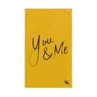 You & Me | Gifts for Boyfriend, Funny Towel Romantic Gift for Wedding Couple Fiance First Year Anniversary Valentines, Party Gag Gifts, Joke Humor Cloth for Husband Men BF NECTAR NAPKINS