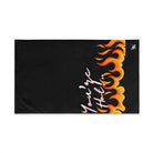 You're Hot Flames Black | Sexy Gifts for Boyfriend, Funny Towel Romantic Gift for Wedding Couple Fiance First Year 2nd Anniversary Valentines, Party Gag Gifts, Joke Humor Cloth for Husband Men BF NECTAR NAPKINS