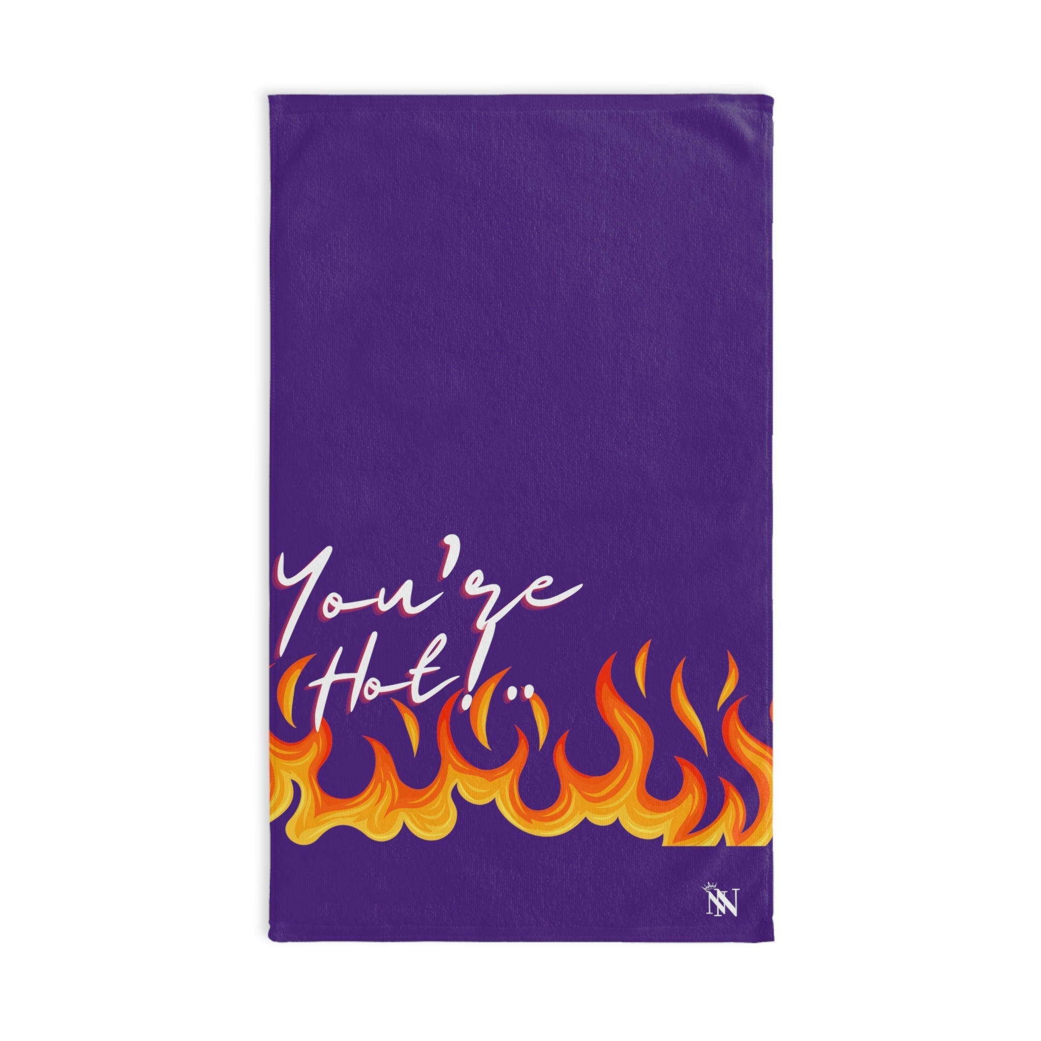 You're Hot Flames | Gifts for Boyfriend, Funny Towel Romantic Gift for Wedding Couple Fiance First Year Anniversary Valentines, Party Gag Gifts, Joke Humor Cloth for Husband Men BF NECTAR NAPKINS