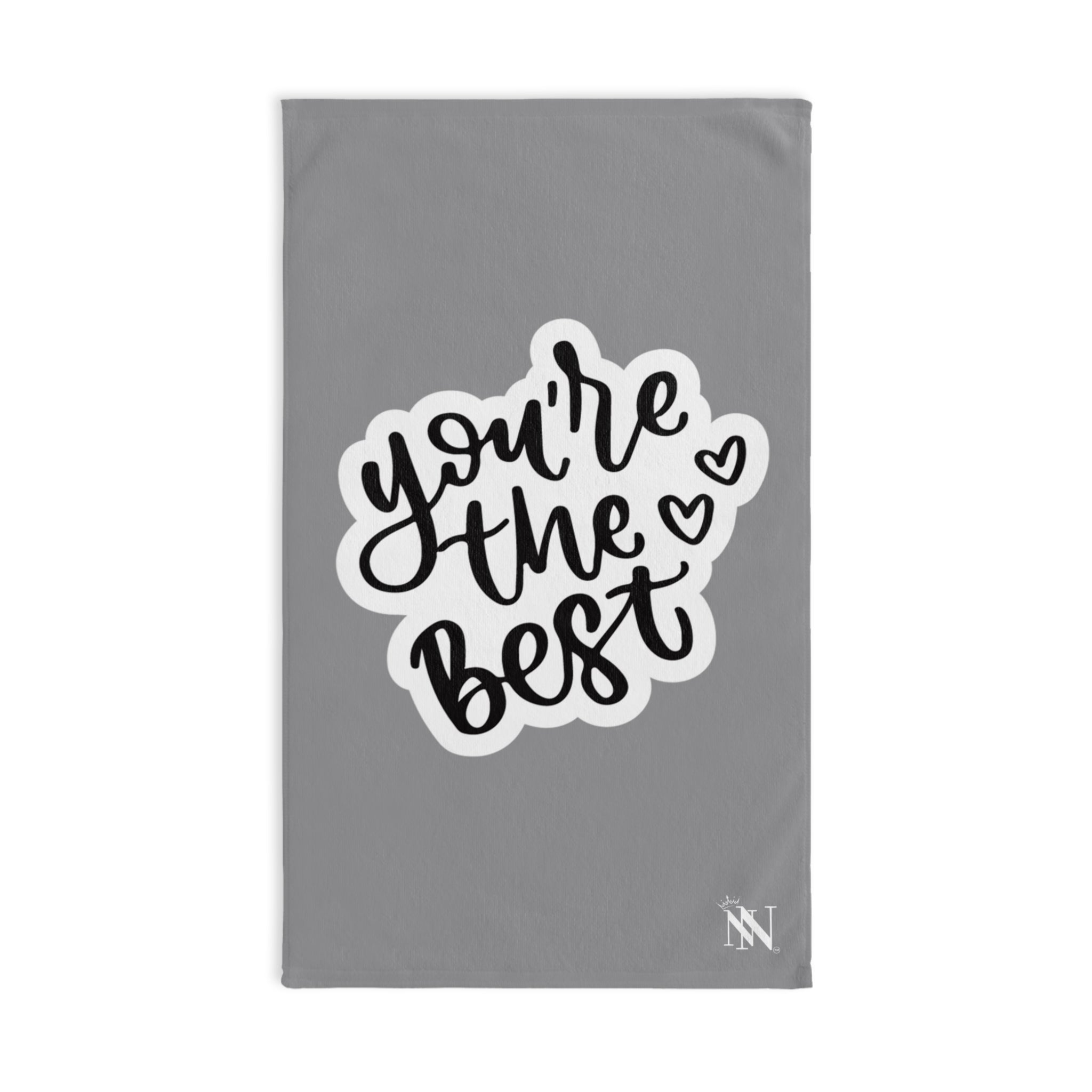 You're The Best Grey | Anniversary Wedding, Christmas, Valentines Day, Birthday Gifts for Him, Her, Romantic Gifts for Wife, Girlfriend, Couples Gifts for Boyfriend, Husband NECTAR NAPKINS