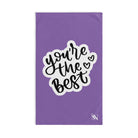 You're The Best Lavendar | Funny Gifts for Men - Gifts for Him - Birthday Gifts for Men, Him, Husband, Boyfriend, New Couple Gifts, Fathers & Valentines Day Gifts, Hand Towels Valentines NECTAR NAPKINS