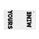 Yours Mine Shareable White | Funny Gifts for Men - Gifts for Him - Birthday Gifts for Men, Him, Her, Husband, Boyfriend, Girlfriend, New Couple Gifts, Fathers & Valentines Day Gifts, Christmas Gifts NECTAR NAPKINS