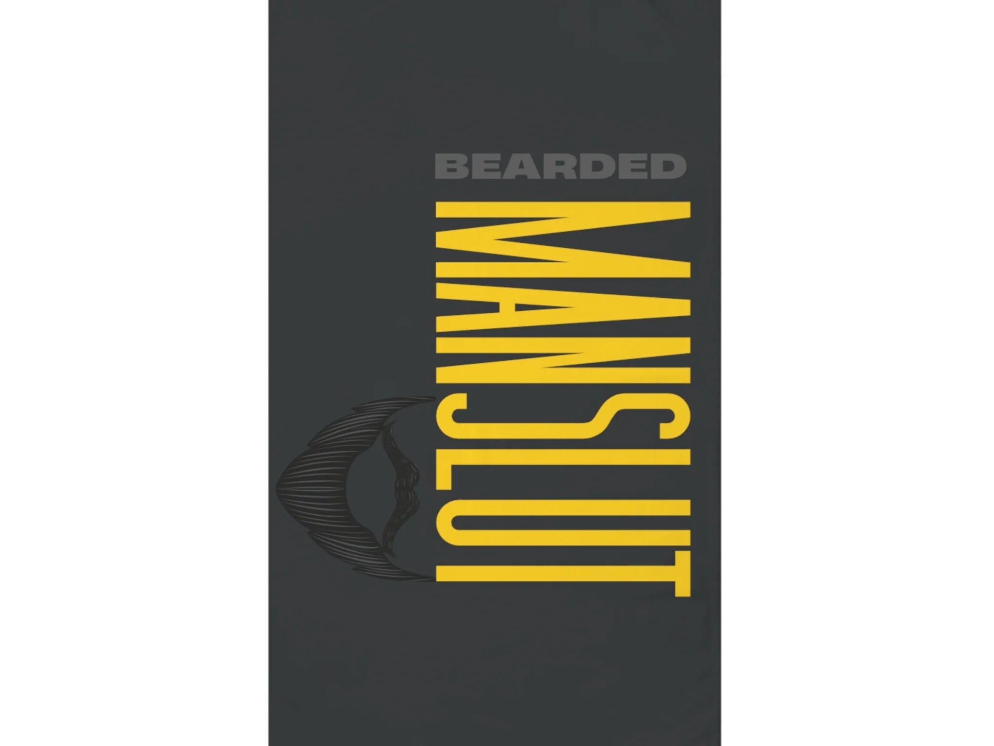 Bearded Man Slut towel