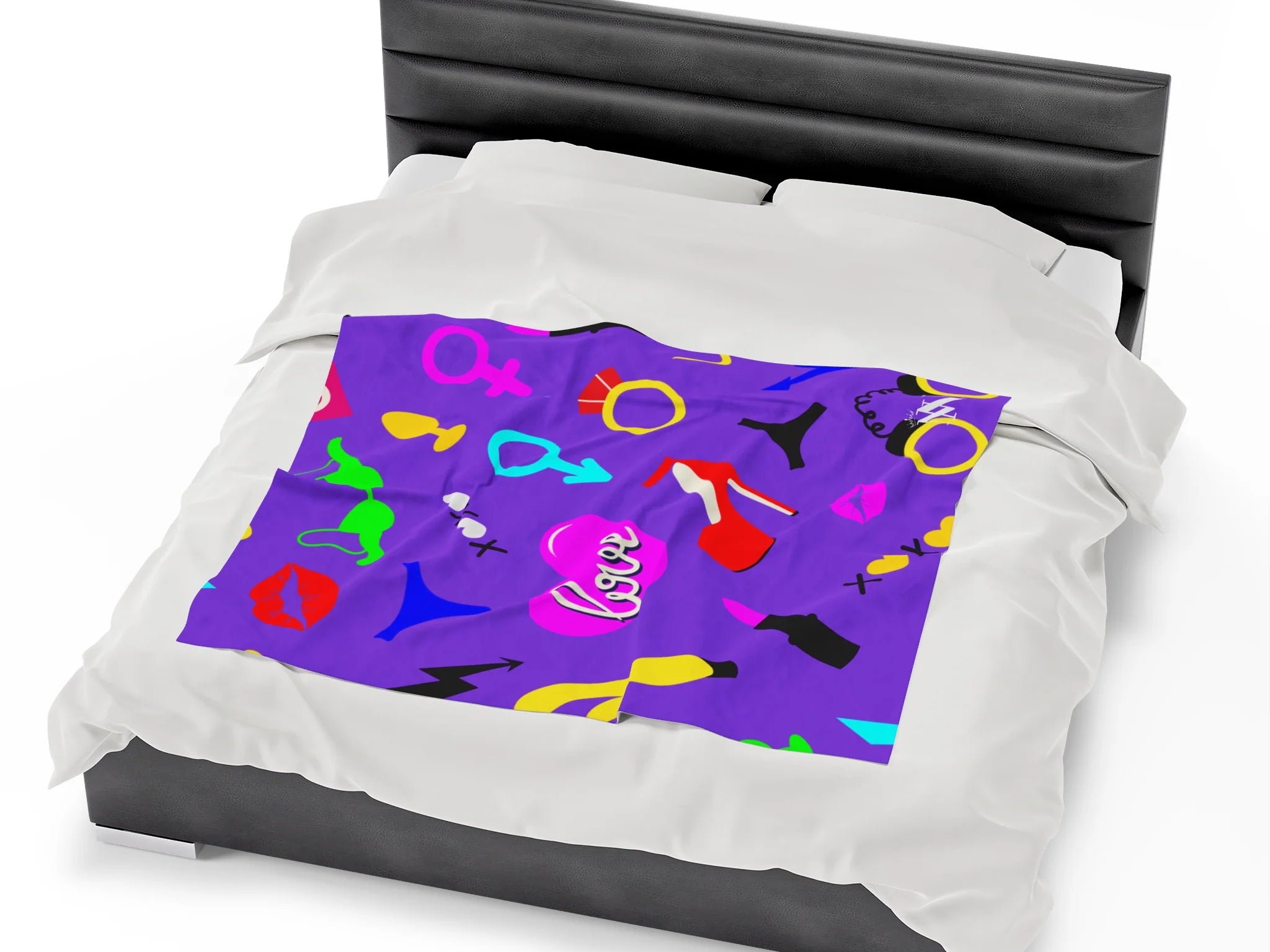 Sex toy vibes sex blanket vibrant colors